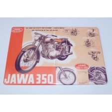 CEDULE - JAWA 350 PÉRÁK - UTILITY AND ECONOMY  - (30X20CM)